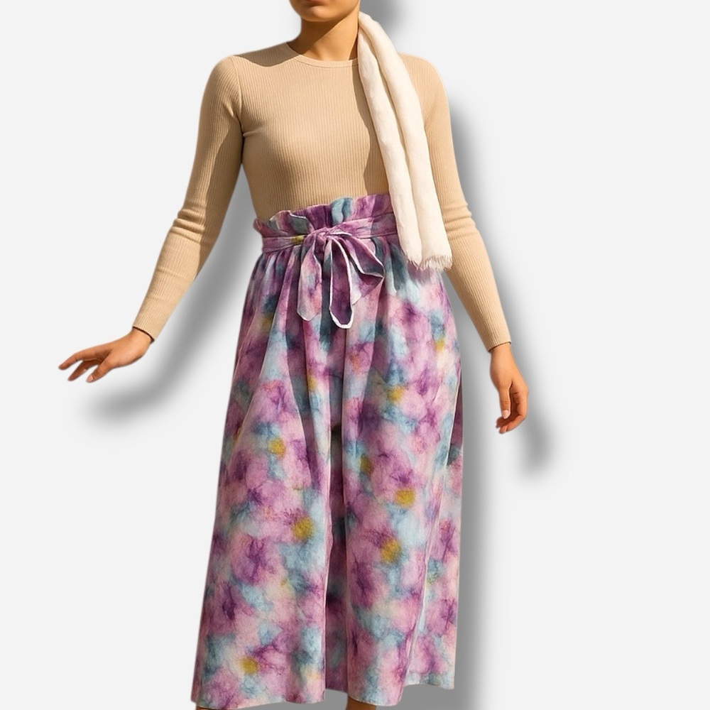 🌸New🌸 Verona Belted Wide Leg Pants Size Large NWT